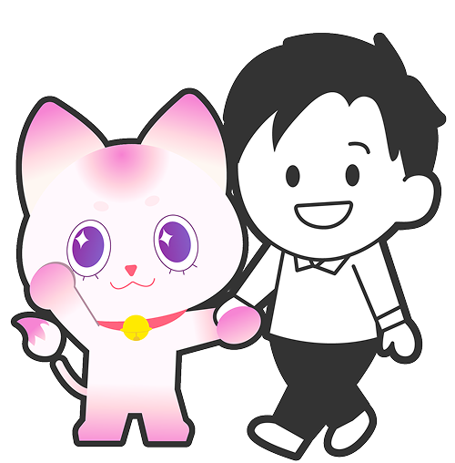 Creative Cat Partner Illustration