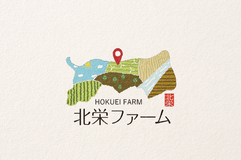 鳥取の北栄町にある農家のロゴ